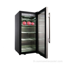 ตู้ขายเนื้อคอมเพรสเซอร์ร้อนตู้เย็นวัยแห้ง